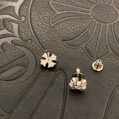 DRIPWALK™ Gothic Cross Sterling Earrings (Inspired by Chrome Hearts)